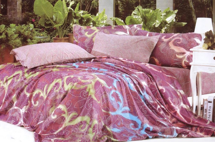 Постельное белье Valtery "C-137", семейный, сатин (C-137-1255)