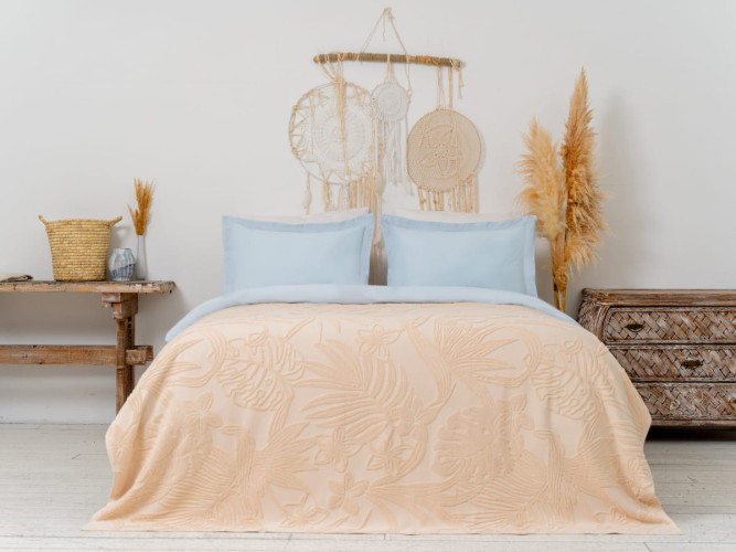 Покрывало Arya Home "Botanical Garden", 160x220, хлопок (8680943110305)