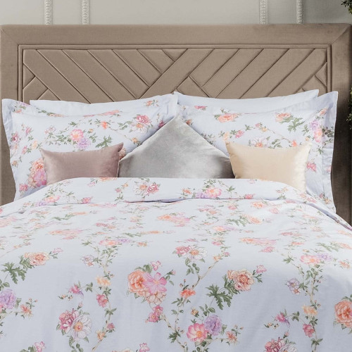 Постельное белье Arya Home "Sakura", евро, сатин, печатное (8680943079916)