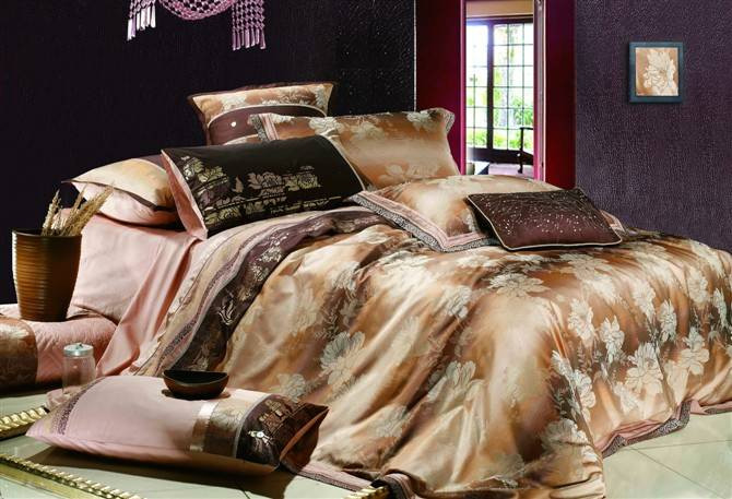 Постельное белье Фамилье "TJ-BEZ-04", 2-спальный, сатин (TJ-BEZ-04-173)