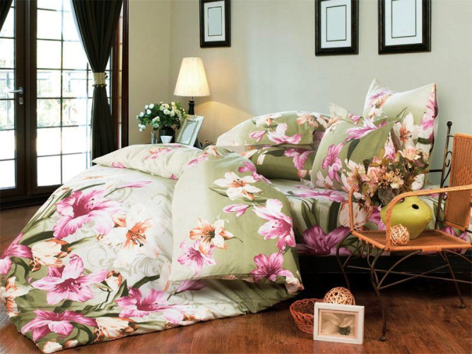 Постельное белье Сайлид "A-124", 2-спальный, поплин (A-124-173)