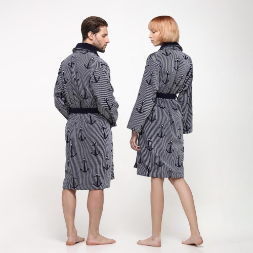 Халат Arya Home "Nautica", 2XL, хлопок (8680943096647)