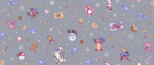 Полотенце вафельное Текс-Дизайн "Колядки 2", кухонное, 47x70, вафельное полотно (ПВ4770660542)