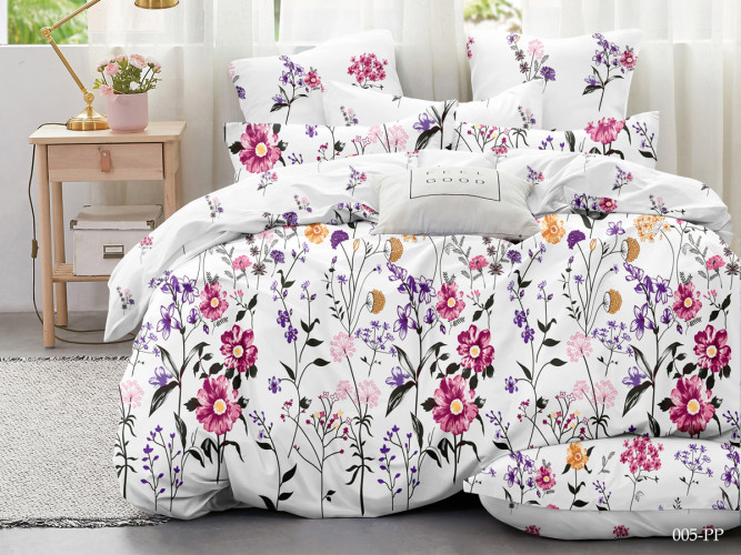 Постельное белье Cleo "Mako Poplin 005-PP", евро, макопоплин (31/005-PP)