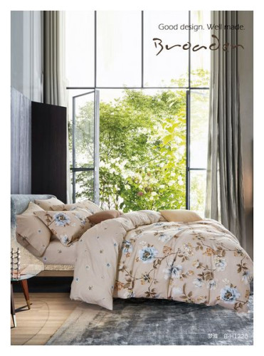 Постельное белье Фамилье "SDS-69", евро, сатин (SDS-69-1253)