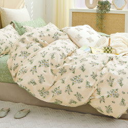 Постельное белье Cleo "Satin de Luxe 0080-SK", 1.5-спальный, сатин, на молнии (16/0080-SK)