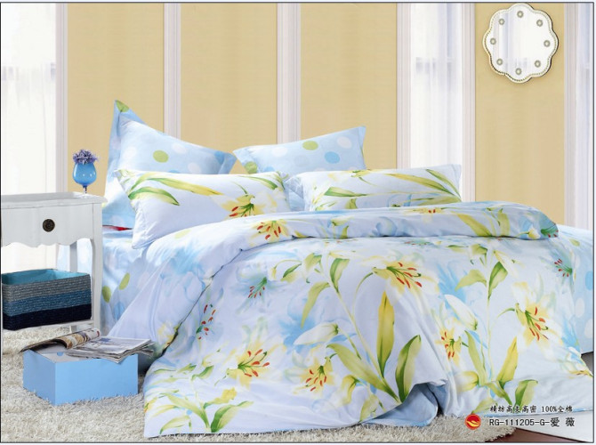 Постельное белье Valtery "П-33", евро, поплин (П-33-172)