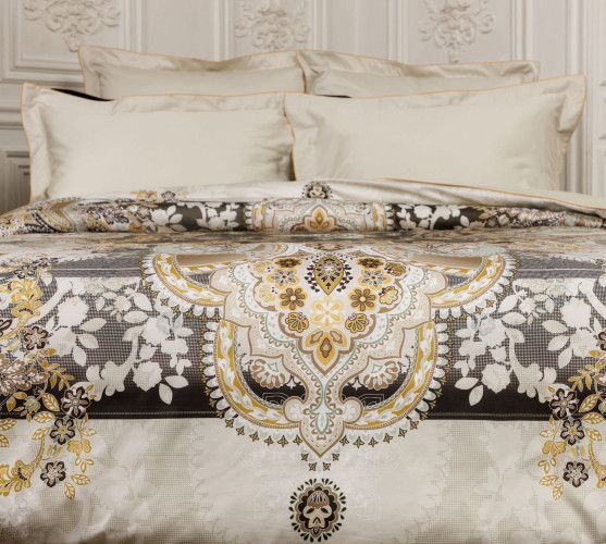 Постельное белье Legends (Текс-Дизайн) "Жемчужные воспоминания", евро, сатин, на молнии (L7323FG22017)