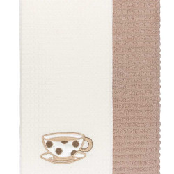 Набор полотенец Arya Home "Tea Time 2", кухонные, 40x60, махровая ткань, 2 шт (8680943074560)