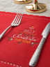 Салфетка Под Столовые Приборы Arya 30x40 Holly Красный