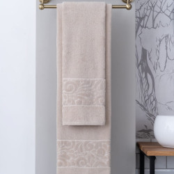 Полотенце Arya Home &quot;Liber&quot;, для лица и рук, 50x90, бархат (8680943037473)