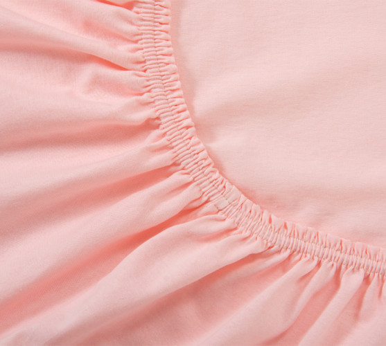 Простыня Текс-Дизайн "Розовый", 160x200, трикотаж, на резинке (Ш160200роз)