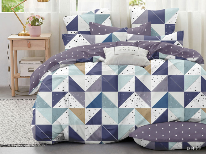 Постельное белье Cleo "Mako Poplin 008-PP", 1.5-спальный, макопоплин (15/008-PP)