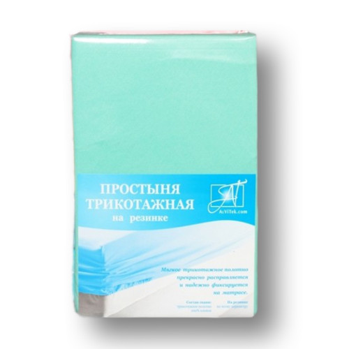 Простыня AlViTek (АльВиТек), 160x200, трикотаж, на резинке (ПТР-М-160)