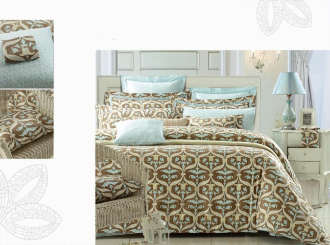 Постельное белье Фамилье "SDS-41", евро, сатин (SDS-41-1253)