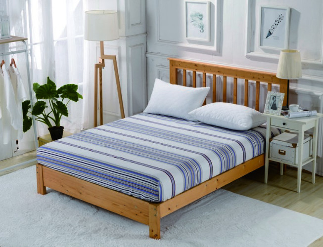 Простыня Valtery "PCT-R-239", 200x200, сатин, на резинке (PCT-R-239-1428)