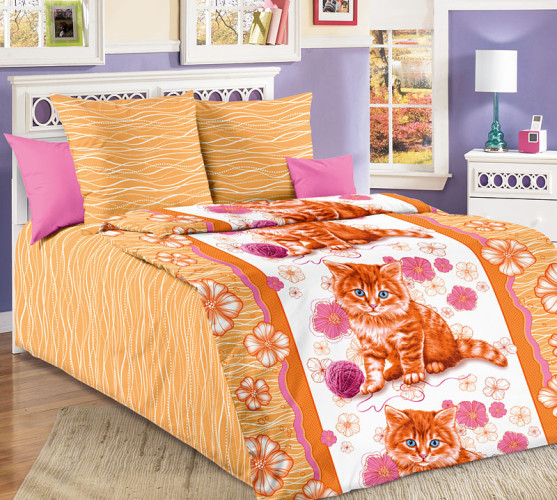 Постельное белье Valtery "ДБ-57", 1.5-спальный, бязь (ДБ-57-1249)