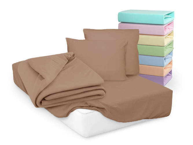 Наволочки Cleo, 70x70, трикотаж, на молнии, 2 шт (70/16)