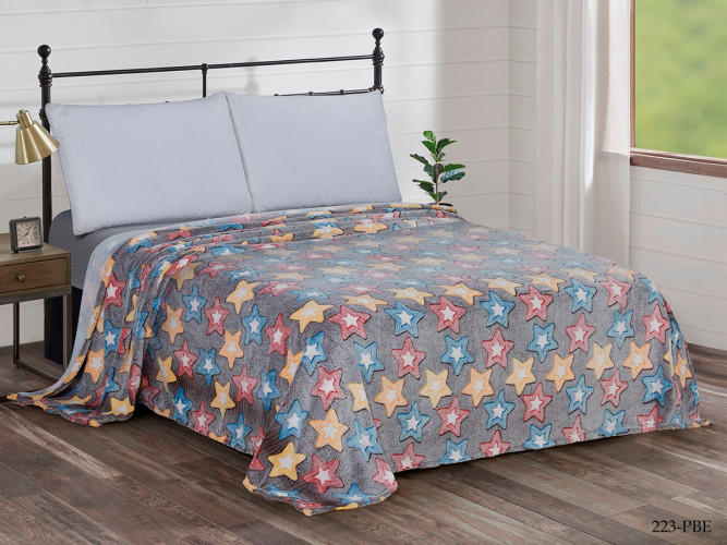 Плед Cleo "BAMBOO", 180x200, велсофт (180/223-pbe/LA)