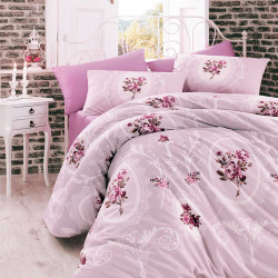 Постельное белье Arya Home "Majesty", 1.5-спальный, ранфорс, печатное (8680943027351)