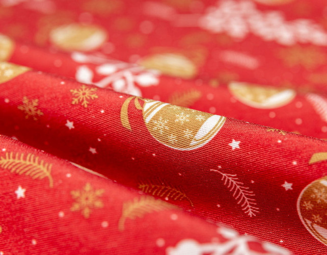 Скатерть Arya Home "Red Pine", 140x220, полиэстер (8680943210456)