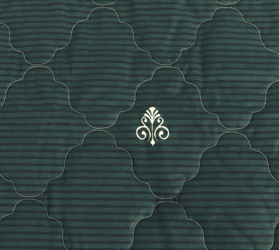 Покрывало Королевское искушение (Текс-Дизайн) "Аристократ 1", 210x240, перкаль, стеганое (П240210Арст)