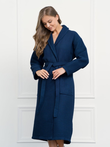 Халат Arya Home "Pamira", S, вафельное полотно (8680943075178)