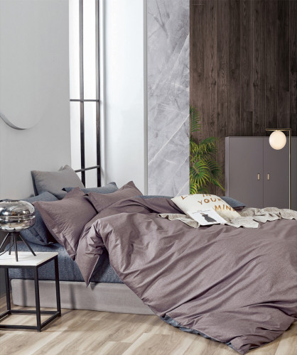 Постельное белье Valtery "C-1018", евро, сатин (C-1018-1253)