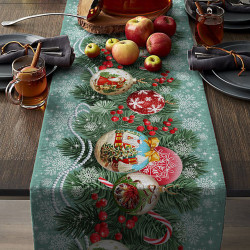 Скатерть Valtery "Волшебный шар", 50x220, хлопок (35036-1-2336)