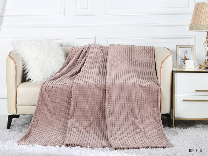 Плед Cleo "CARRE", 200x220, велсофт (200/003-CR)