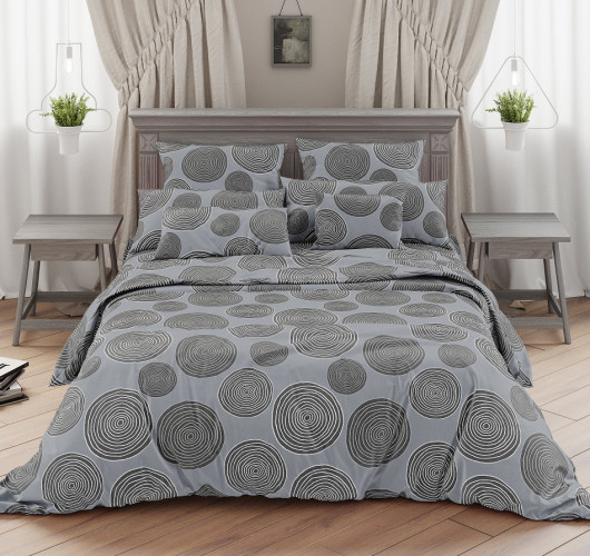 Постельное белье Valtery "Каприз", евро, бязь (28244-1-1253)