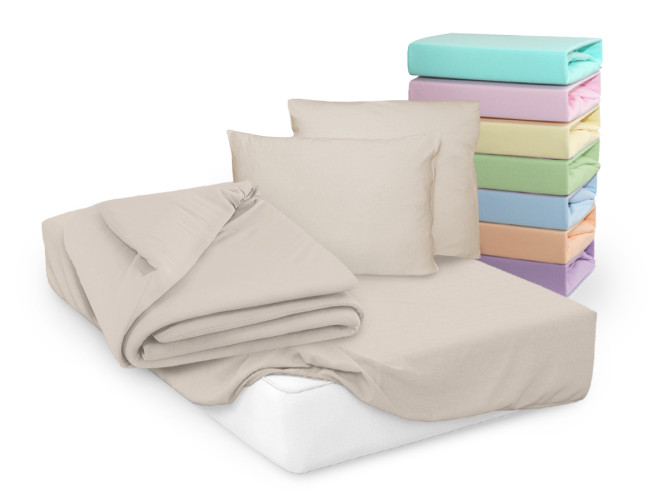 Простыня Cleo, 90x200, трикотаж, на резинке (9/01)