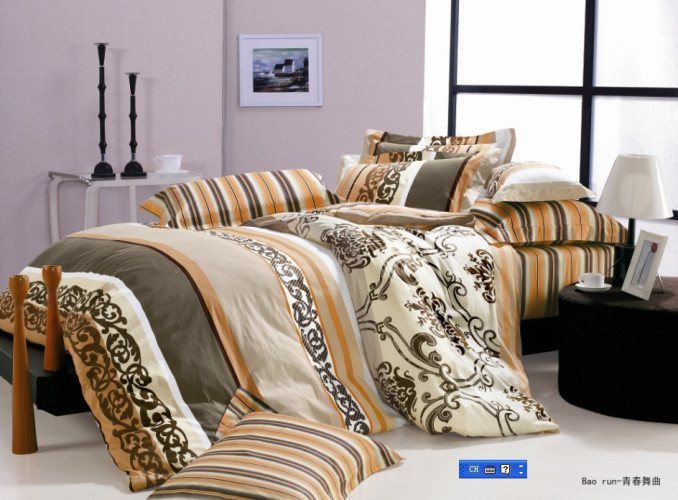 Постельное белье Valtery "C-78", семейный, сатин (C-78-1255)