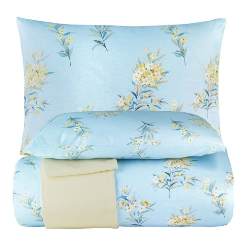 Постельное белье Arya Home "Grace", семейный, ранфорс, печатное (8680943211859)