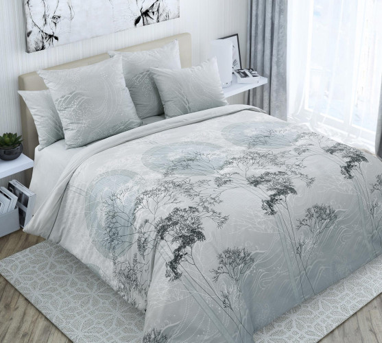 Постельное белье Королевское искушение (Текс-Дизайн) "Каллиграфия 1", 2-спальный, перкаль (3250ПН209221)