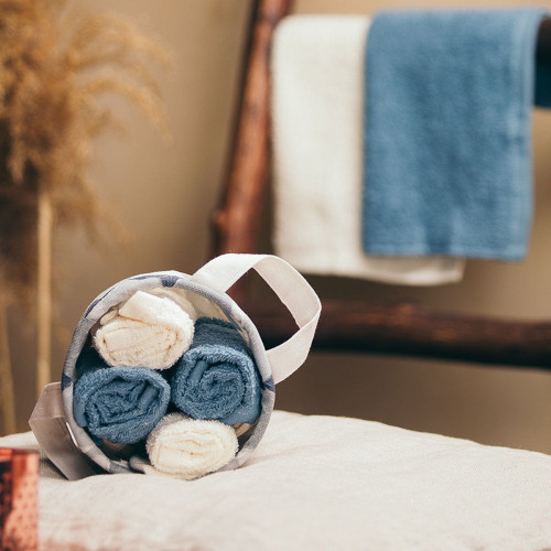 Набор полотенец Arya Home "Geo", подарочные, 30x30, махровая ткань, 6 шт (8680943086310)