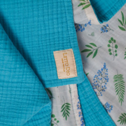 Полотенце Valtery "TowelMuslinBlue", 115x115, хлопок (TowelMuslinBlue-11303)