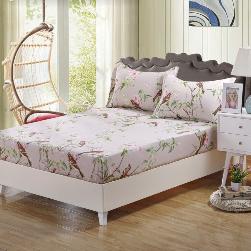 Простыня Valtery "PRPP-2", 180x200, поплин, на резинке (PRPP-2-1475)