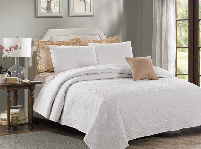 Покрывало Tango (Танго) "Manhattan", 230x250, микрофибра (MN2325-3 код2147-BR)