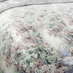 Постельное белье Королевское искушение (Текс-Дизайн) &quot;Золотая осень 3&quot;, евро, сатин, на молнии (Н4239207843)