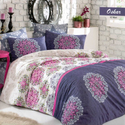 Постельное белье Arya Home &quot;Oskar&quot;, 1.5-спальный, ранфорс, печатное (8680943053176)