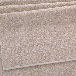 Полотенце Comfort Life (Текс-Дизайн) &quot;Орнамент бежевый&quot;, банное, 70x130, махровая ткань (ОрнБж713аи35)