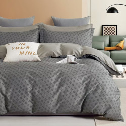 Постельное белье Cleo "Satin de Luxe 0084-SK", 1.5-спальный, сатин, на молнии (16/0084-SK)