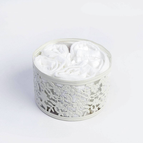 Набор полотенец Arya Home "Polka", подарочные, 30x30, махровая ткань, 5 шт (8680943054180)