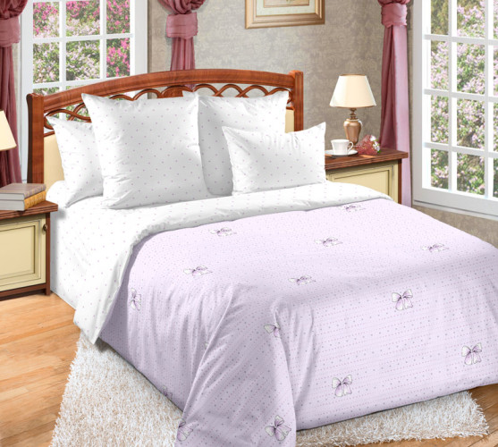 Постельное белье Королевское искушение (Текс-Дизайн) "Сладкий поцелуй основной 1", евро, сатин, на молнии (Н4249206361)