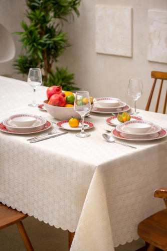 Скатерть Arya Home "Siri", 150x220, полиэстер (8680943104380)