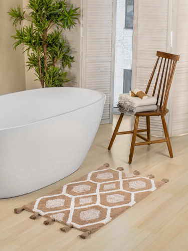 Коврик Arya Home "Lee", для ванной, 60x100, хлопок (8680943228482)