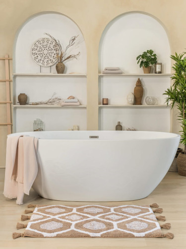 Коврик Arya Home "Lee", для ванной, 60x100, хлопок (8680943228482)