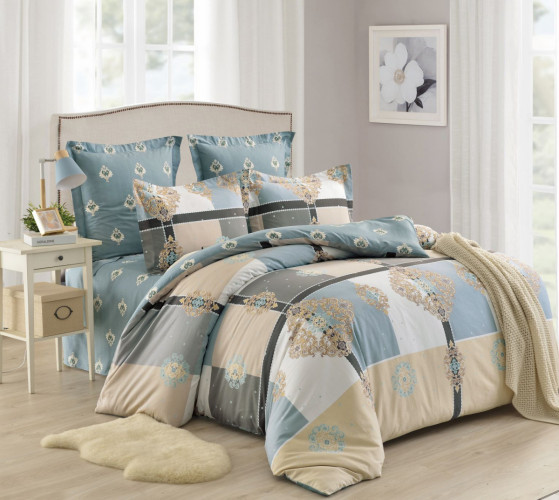 Постельное белье Valtery "C-464", 2-спальный, сатин (C-464-1251)