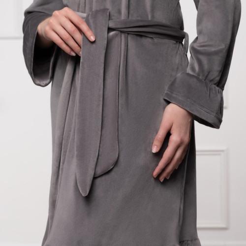 Халат женский Arya Home "Relax", XL, бархат (8680943112590)